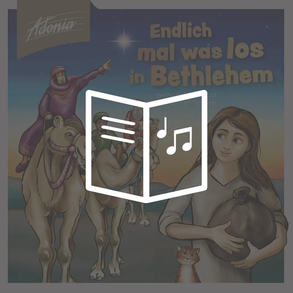 Lieder- und Textheft - Endlich mal was los in Bethlehem