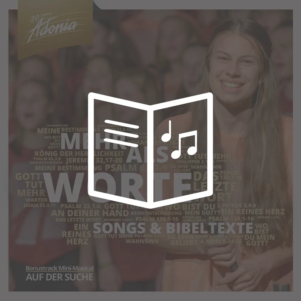 Lieder- und Textheft - Mehr als Worte