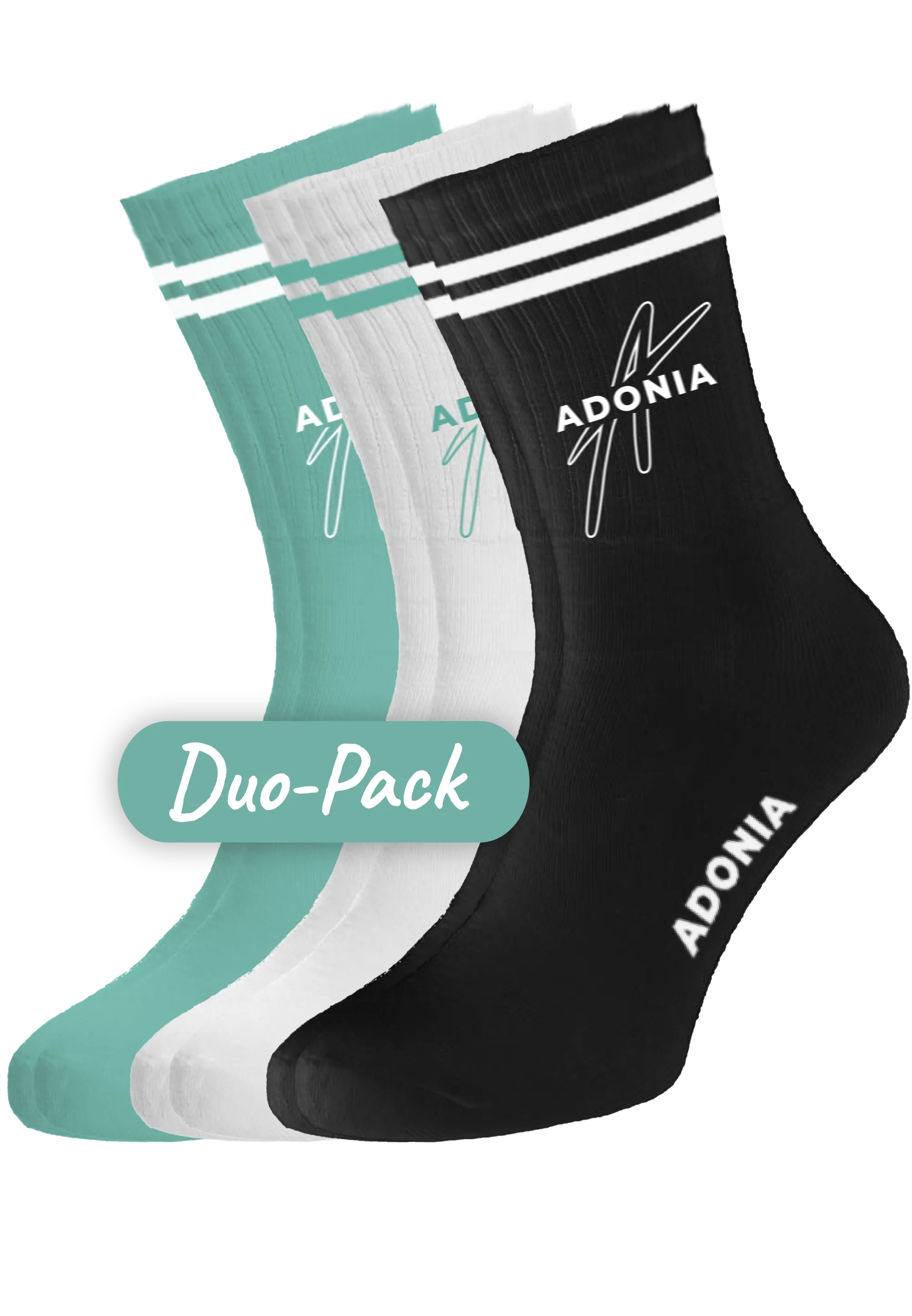 Adonia-Socken | Kollektion 2026 - Duopack