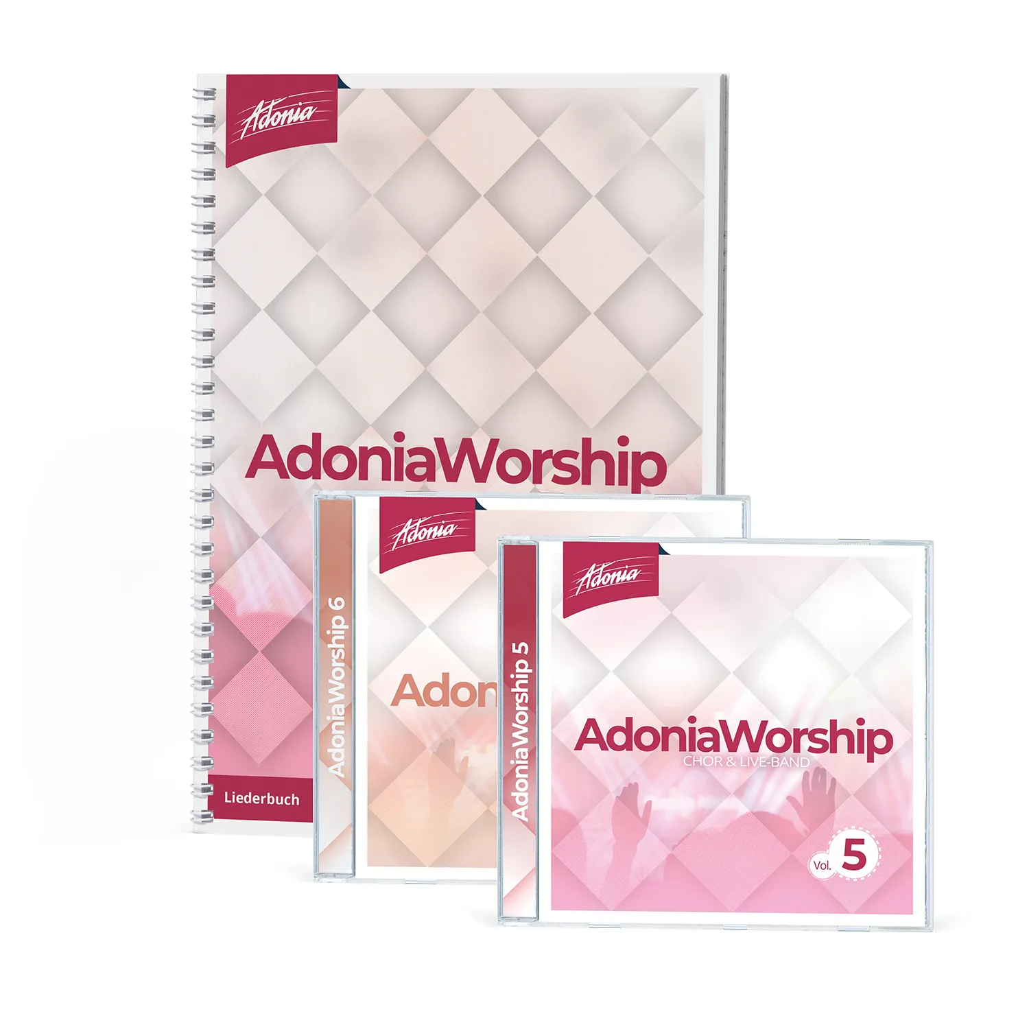 Sparset (2 CDs + LB) Adonia Worship Vol.5 + 6