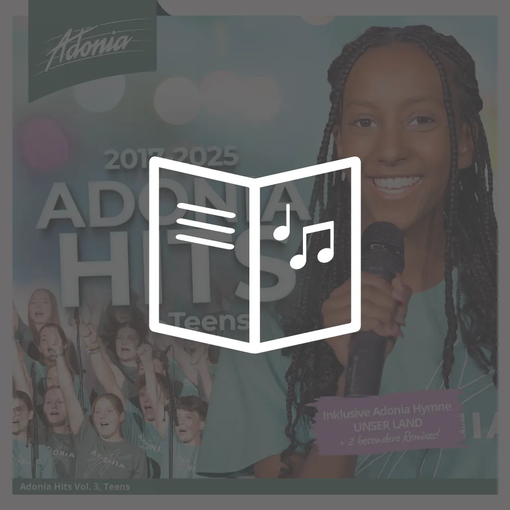 Liederheft - Adonia Hits 2017-2025 (Teens)