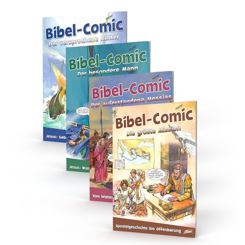 Sparset Bibel-Comics - Neues Testament (4 Comics)