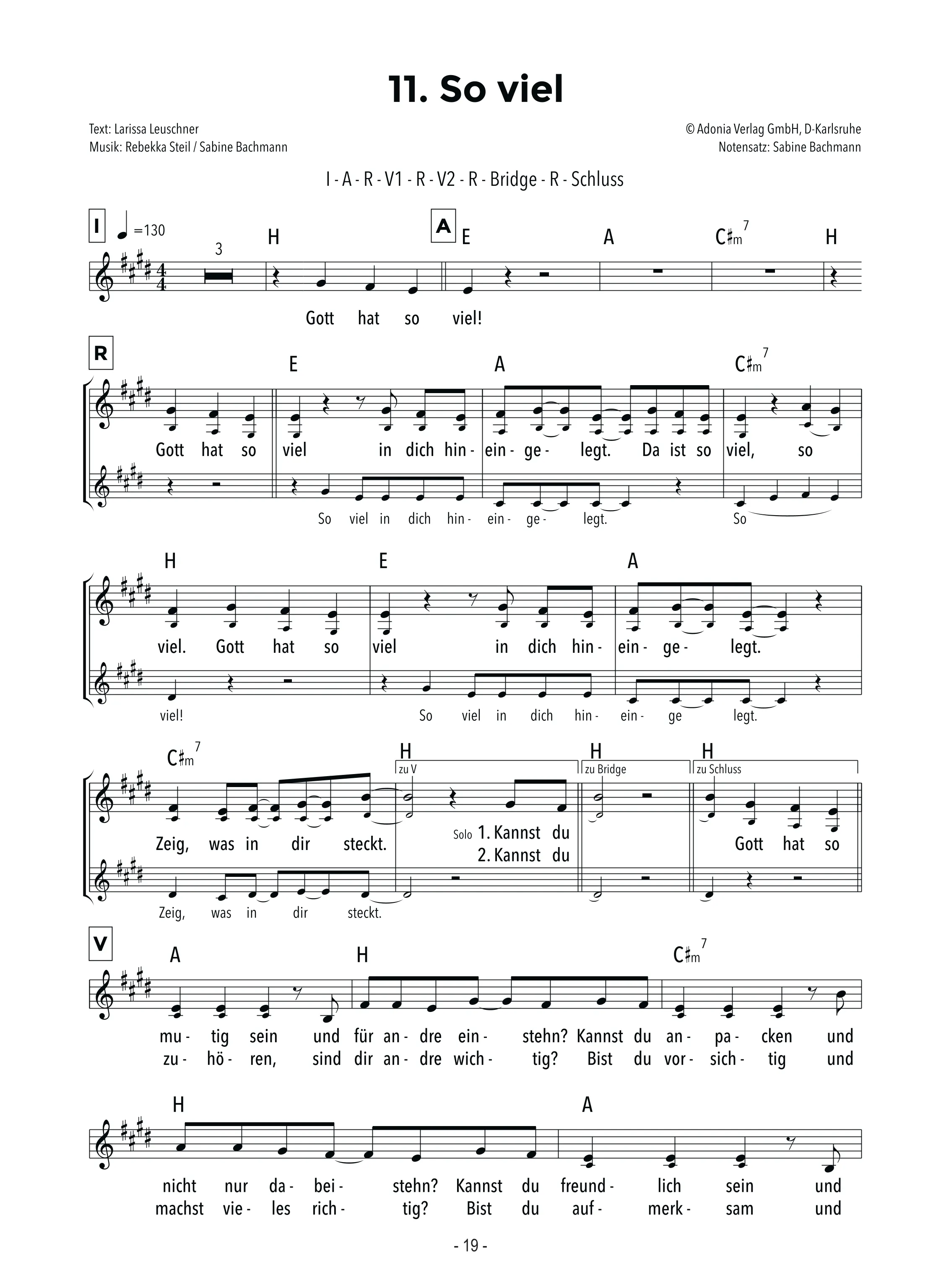 Liederheft - Adonia Hits 2017-2025 (Junior)