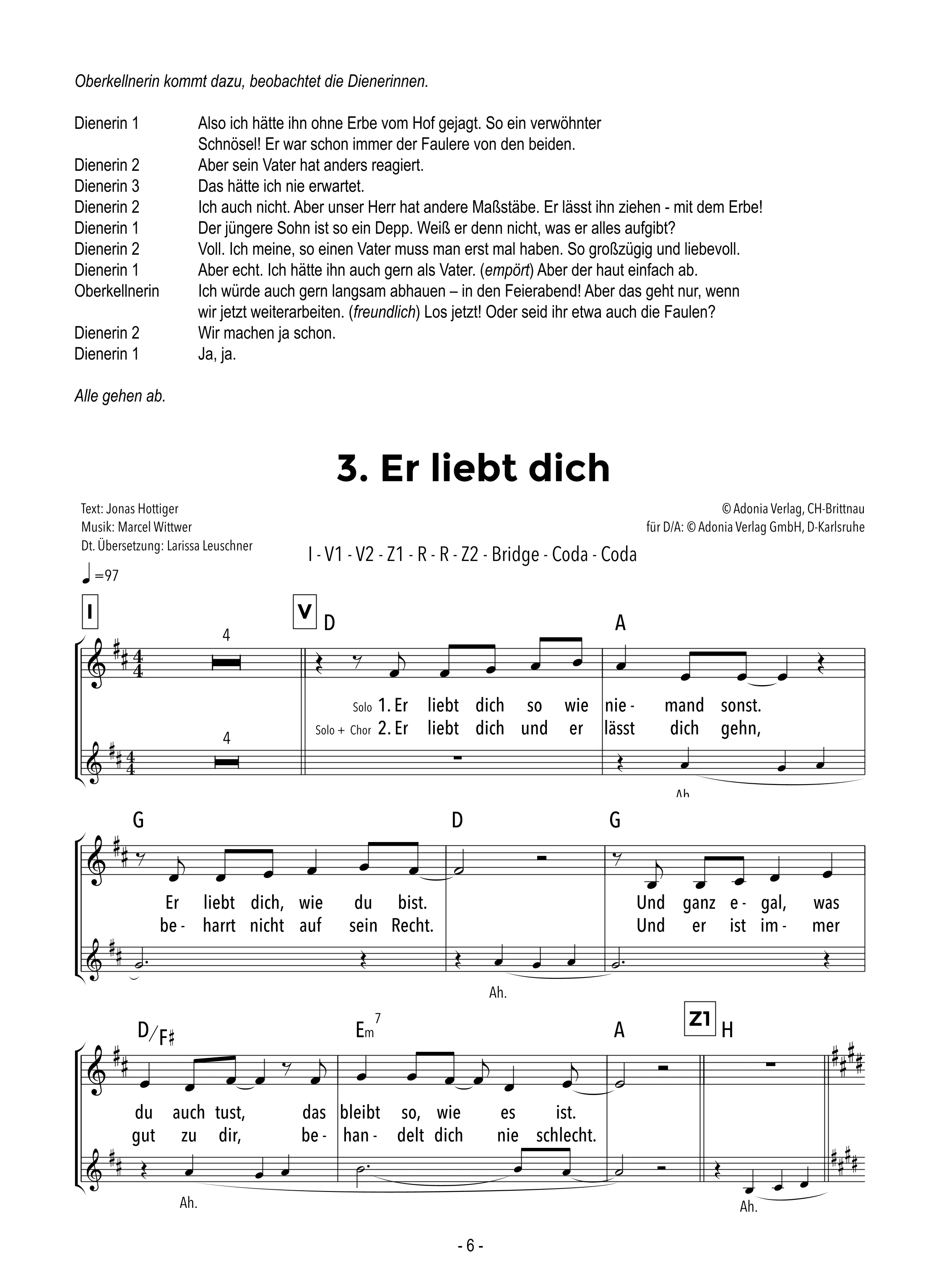 Lieder- und Textheft - Willkommen daheim