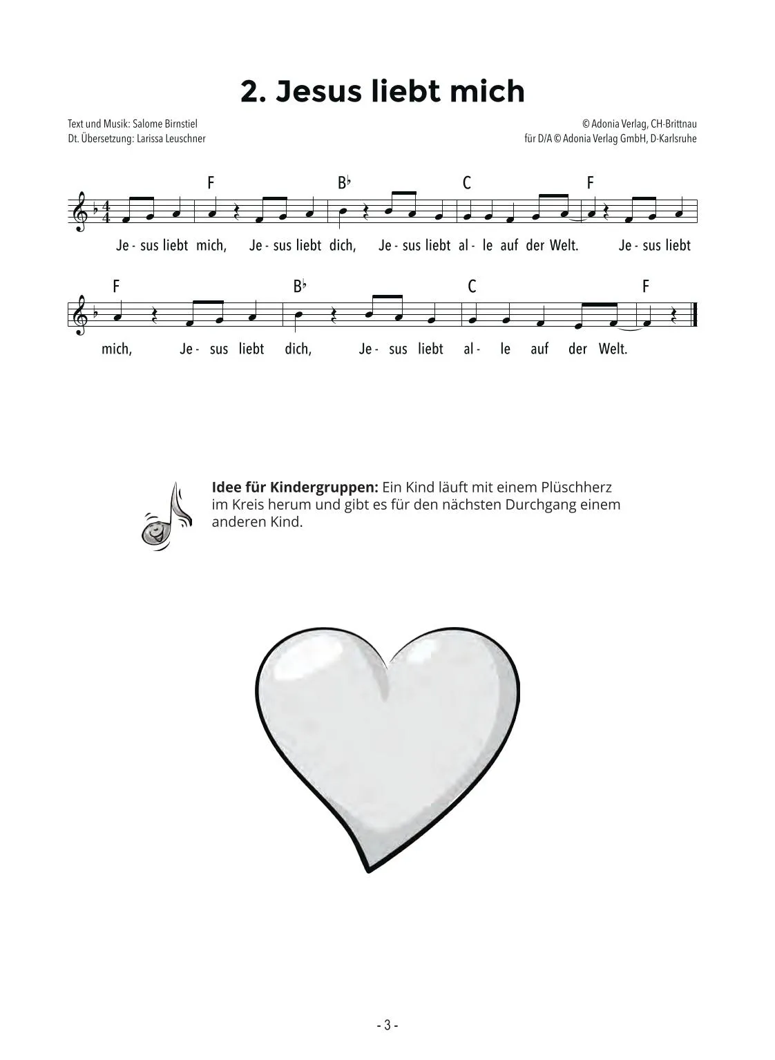 Liederheft - Alle singen mit