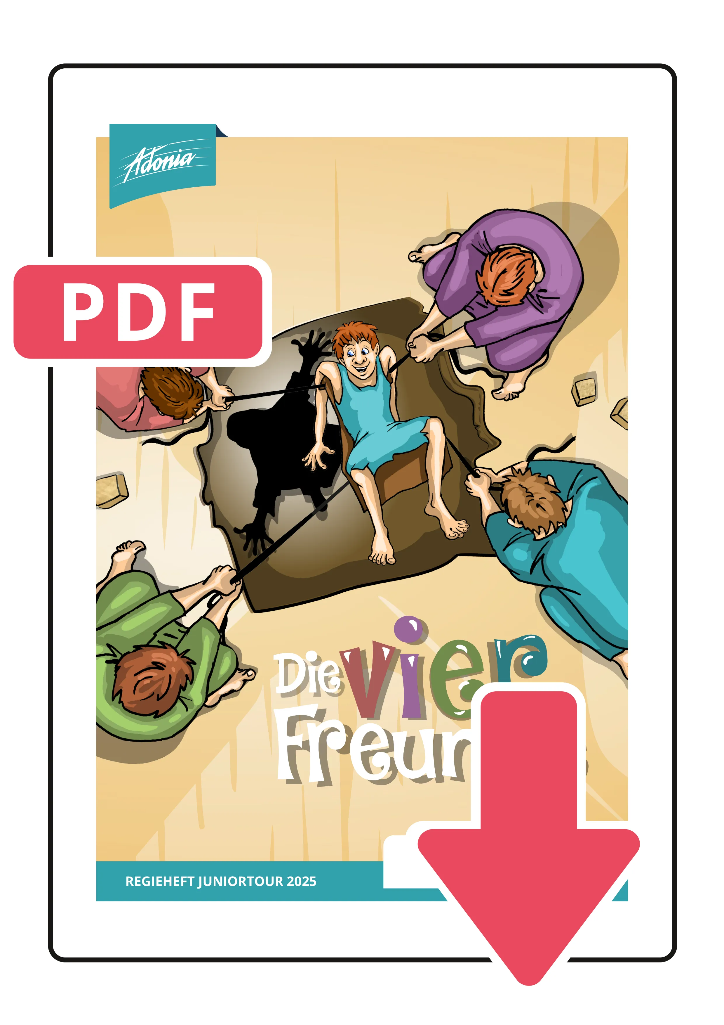 Regieheft Die vier Freunde - Download