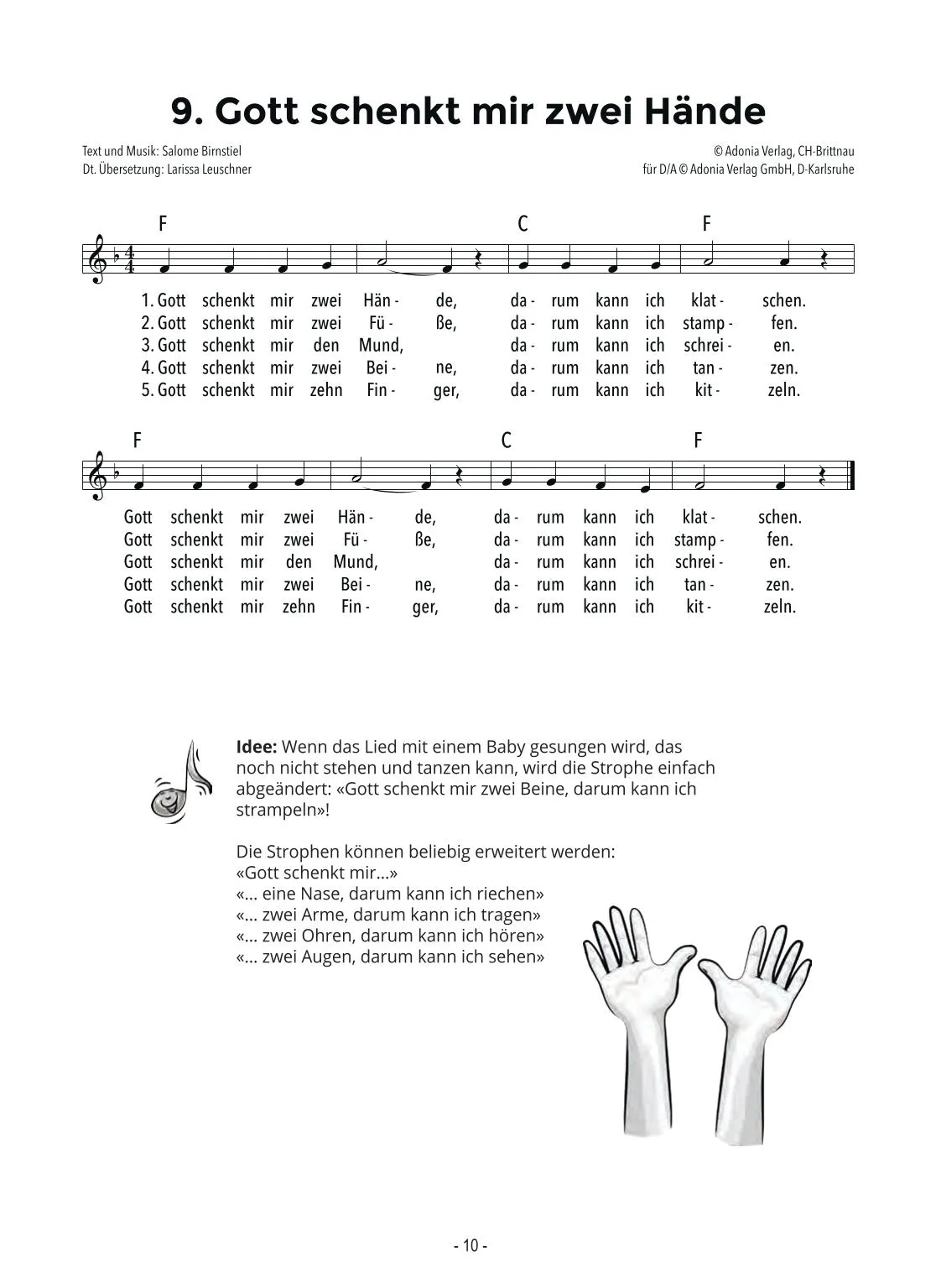 Liederheft - Alle singen mit